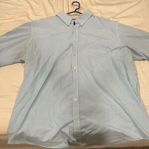 Men's Blue Striped Shirt